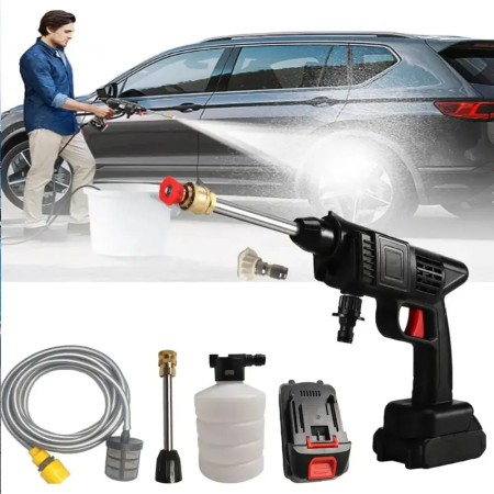Rechargeable Portable Car Wash Washer Gun Cordless Spray