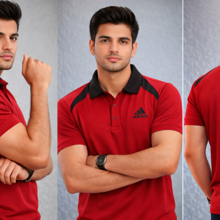 Premium Polo Shirt  Half Sleeve - Red